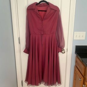 Vintage rose colored dress